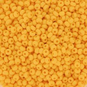 Cuentas de Rocalla Preciosa 11/0 de 2 mm - Permalux Dark Yellow Mat x20 g