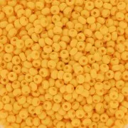 Cuentas de Rocalla Preciosa 11/0 de 2 mm - Permalux Dark Yellow Mat x20 g