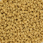 Cuentas de Rocalla Preciosa 11/0 de 2 mm - Permalux Yellow Brown Mat x20 g