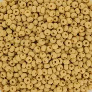 Cuentas de Rocalla Preciosa 11/0 de 2 mm - Permalux Yellow Brown Mat x20 g