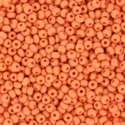 Cuentas de Rocalla Preciosa 11/0 de 2 mm - Permalux naranja mate x 20 g