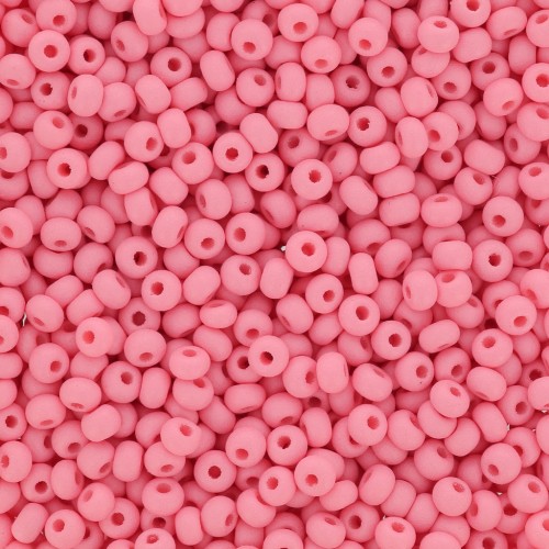 Cuentas de Rocalla Preciosa 11/0 2 mm - Permalux Pink Mat x20 g