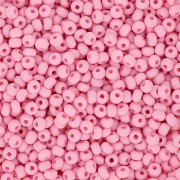 Cuentas de Rocalla Preciosa 11/0 de 2 mm - Permalux Light Pink Mat x 20 g