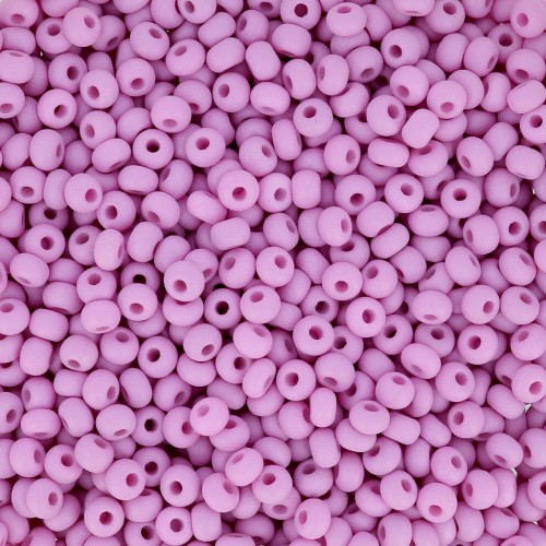 Cuentas de Rocalla Preciosa 11/0 de 2 mm - Permalux Violeta Mate x 20 g