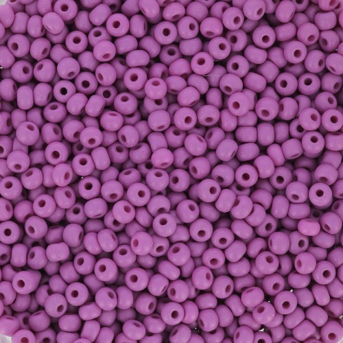 Cuentas de Rocalla Preciosa 11/0 de 2 mm - Permalux Purple Mat x20 g