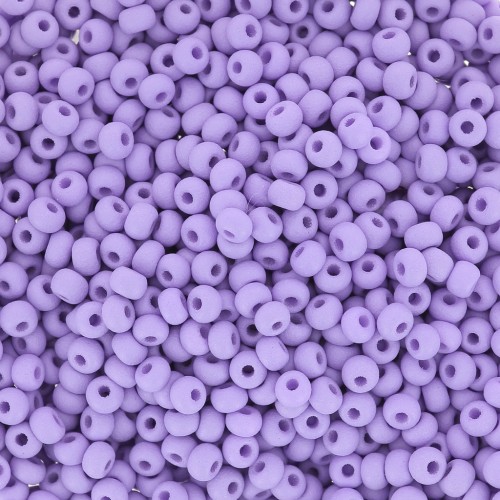 Cuentas de Rocalla Preciosa 11/0 2 mm - Permalux Lavanda Mate x20 g