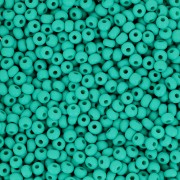 Cuentas de Rocalla Preciosa 11/0 de 2 mm - Permalux Sea Green Mat x20 g