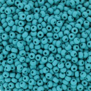 Preciosa Cuentas de rocalla 11/0 2 mm - Permalux Teal Mat x20g