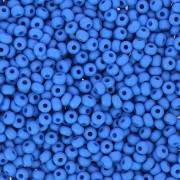 Cuentas de Rocalla Preciosa 11/0 de 2 mm - Permalux Blue Mat x 20 g