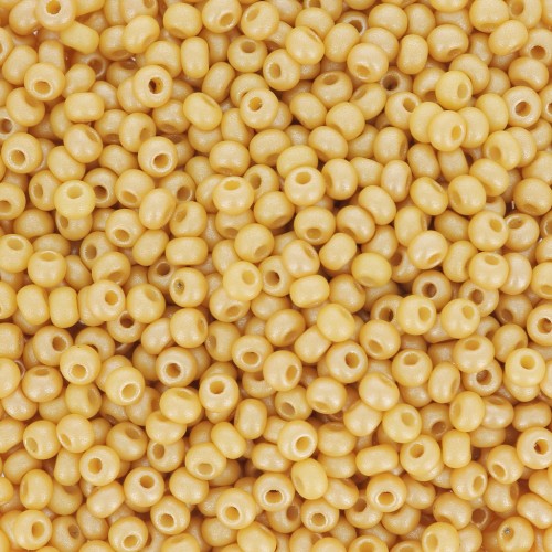 Cuentas de Rocalla Preciosa 11/0 de 2 mm - Permalux Yellow Brown x 20 g