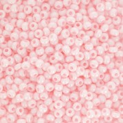 Cuentas de Rocalla Preciosa 11/0 de 2 mm - Terra Pearl - Rosa x20 g