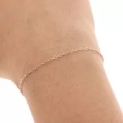 Cadena malla Forçat 1.7 mm Rose Gold filled x50 cm