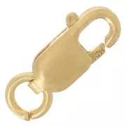 Cierre de langosta de 8 mm de largo con anilla abierta - Gold filled (oro laminado) x1