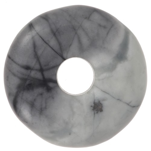 Donuts 20 mm piedra preciosa - Picasso Jasper x1