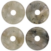 Donuts 20 mm piedra preciosa - Labradorita x1