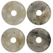 Donuts 20 mm piedra preciosa - Labradorita x1