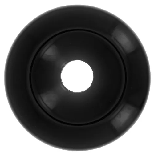 Donuts 20 mm piedra preciosa - Ágata Negra x1