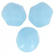 Facetadas 6 mm Opaco Aquamarine x25