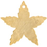 Colgante Flor Martillada 20x21 mm - Dorado con oro fino x1|raw }}