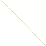 Cadena de malla Forçat 1,7 mm - Acero inoxidable chapado en oro 304L x10m