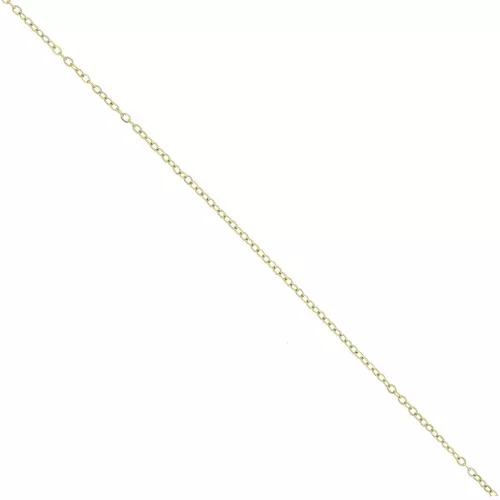 Cadena de malla Forçat 1,7 mm - Acero inoxidable chapado en oro 304L x10m