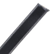 Cuero Mini regaliz  7x4mm Negro x30cm|raw }}