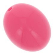 Cuentas de resina opaca oliva 14x11 mm - Candy pink x6|raw }}