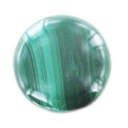 Cabuchón redondo 16 mm Malachite|raw }}