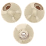 Cuentas de tapón de 4 mm con agujero de 1 mm - Gold Filled (oro laminado) x20