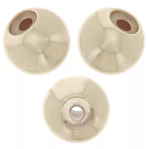 Cuentas de tapón de 4 mm con agujero de 1 mm - Gold Filled (oro laminado) x20