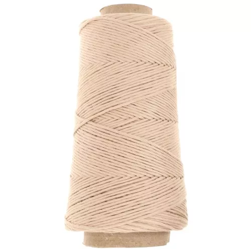 Bobina de cordón de algodón orgánico Detox XL macramé peinado - Blush x200m