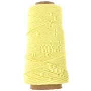 Carrete de cordón de algodón orgánico Détox XL macramé de algodón peinado - Amarillo pálido x200m|raw }}