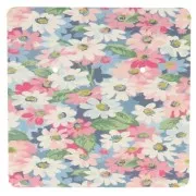 Paquete de 50 tarjetas de soporte de joyería de 6x6 cm para pendientes - Flores pastel