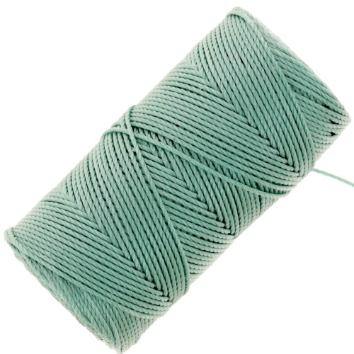 C-LON Cordón de cuentas de peso fino 0,4 mm - Sage x45m