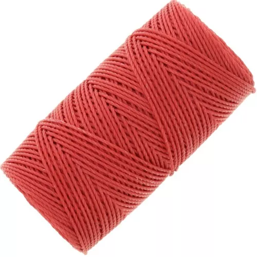 Cordón fino de C-LON 0,4 mm - Rojo Shangai x45m