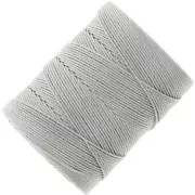 C-LON Cordón de cuentas de peso fino 0,4 mm - Plata x124m