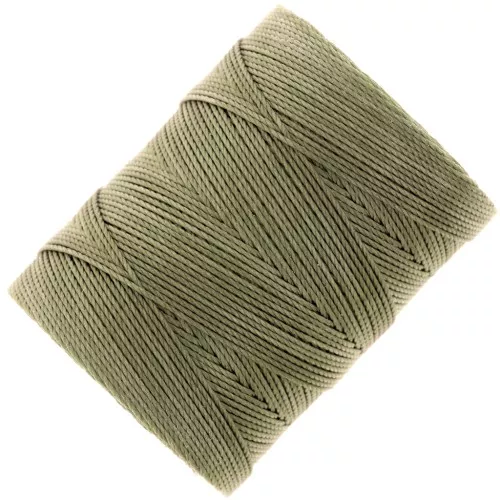 C-LON Cordón fino 0,4 mm - Oliva x124m