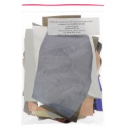 Recortes de cuero de lujo en varios tamaños/texturas Metalizado x200g
