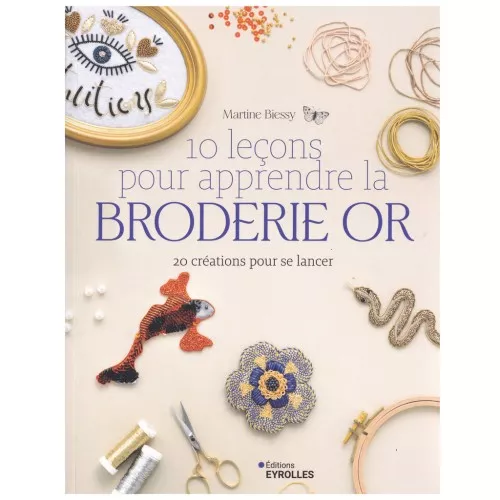 10 lecciones para aprender a bordar en oro - 20 diseños para empezar x1