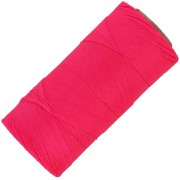 Bobina de hilo encerado Linhasita para micro macramé 0,35 mm - Rosa Fluo (328) x448m|raw }}