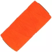 Bobina de hilo encerado Linhasita para micro macramé 0,35 mm - Naranja fluorescente (393) x448m