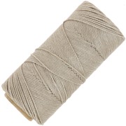 Bobina de hilo encerado Linhasita para micro macramé 1.5 mm - Beige (05) x116m