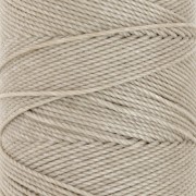 Bobina de hilo encerado Linhasita para micro macramé 1.5 mm - Beige (05) x116m