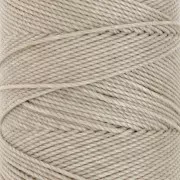 Bobina de hilo encerado Linhasita para micro macramé 1.5 mm - Beige (05) x116m