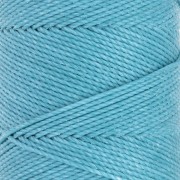 Bobina de hilo encerado Linhasita para micro macramé 1,5 mm - Turquesa (229) x116m