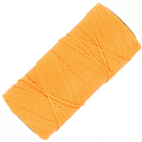 Bobina de hilo encerado Linhasita para micro macramé 1.5 mm - Safran (274) x116m