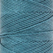 Bobina de hilo encerado Linhasita para micro macramé 1.5 mm - Teal (228) x116m