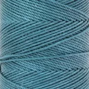 Bobina de hilo encerado Linhasita para micro macramé 1.5 mm - Teal (228) x116m