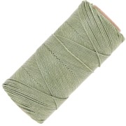 Bobina de hilo encerado Linhasita para micro macramé 1,5 mm - Verde militar (90) x116m