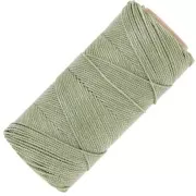 Bobina de hilo encerado Linhasita para micro macramé 1,5 mm - Verde militar (90) x116m
